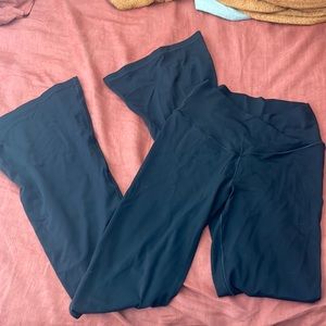 Aerie cross waist flare leggings